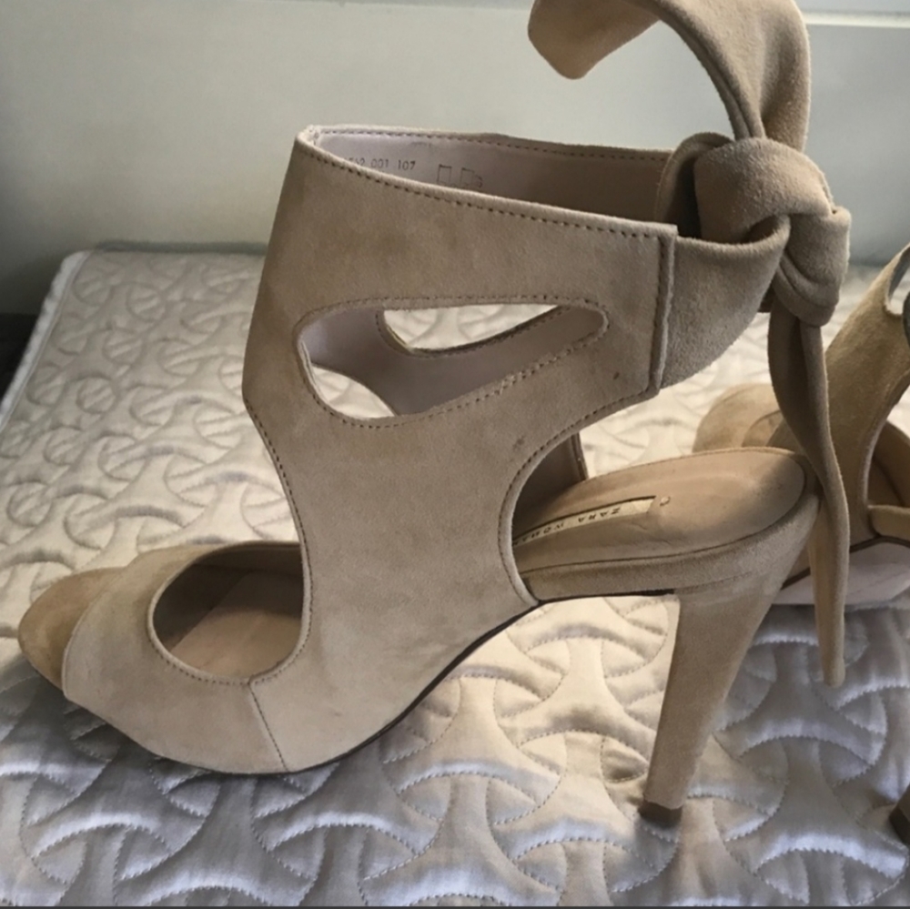 Zara Open Toe Bootie